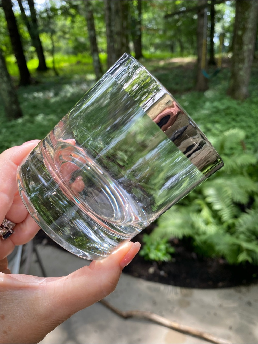 Set of 4 MCM Dorothy Thorpe Double Old Fashion Rocks Glasses